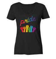 Pride Day - Pride 004 - Ladies Organic V-Neck Shirt