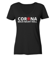 Black Collection - Corona mich nicht voll - Ladies Organic V-Neck Shirt