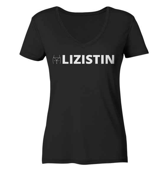 PoLIZISTIN - Ladies Organic V-Neck Shirt