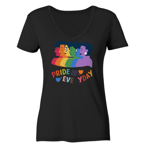 Pride Day - Pride 006 - Ladies Organic V-Neck Shirt