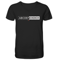 BC - ABCDEFICKDICH - Mens Organic V-Neck Shirt