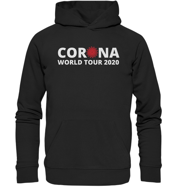 Black Collection - Corona World Tour 2020 - Organic Hoodie