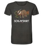 Schlafshirt - w - Organic Shirt (meliert)